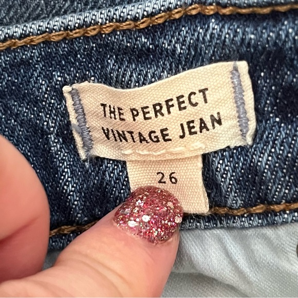 MADEWELL - THE PERFECT VINTAGE JEAN IN HOYE WASH - SIZE 26 - HIGH RISE - Picture 12 of 14